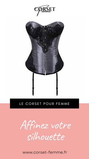 CORSET BUSTIER DENTELLE AVEC PORTE-JARRETELLES NINA