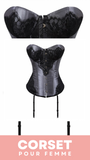 CORSET BUSTIER DENTELLE AVEC PORTE-JARRETELLES NINA
