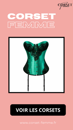 CORSET BUSTIER DENTELLE AVEC PORTE-JARRETELLES ELSIE