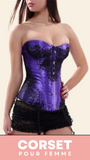 CORSET BUSTIER DENTELLE AVEC PORTE-JARRETELLES ZOEY