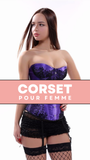 CORSET BUSTIER DENTELLE AVEC PORTE-JARRETELLES ZOEY