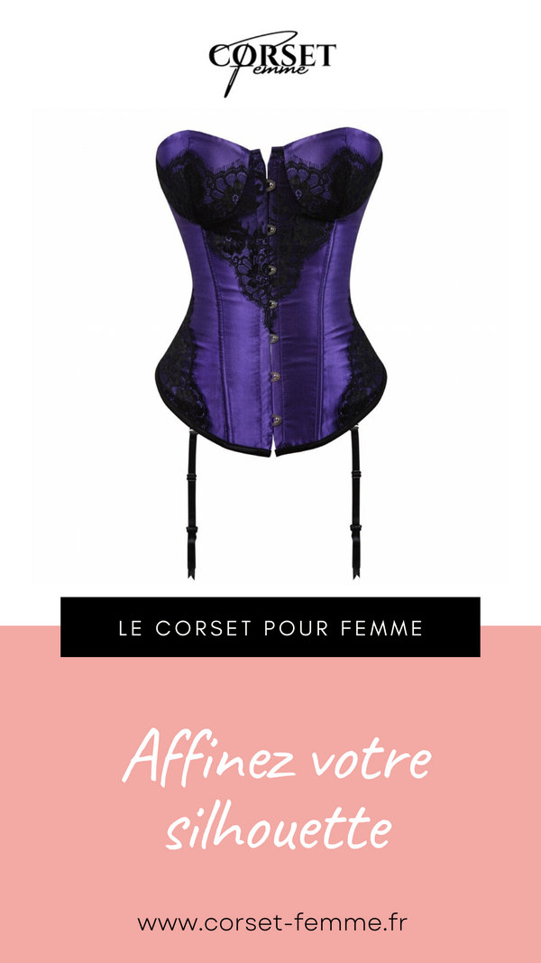 CORSET BUSTIER DENTELLE AVEC PORTE-JARRETELLES ZOEY