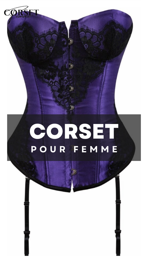 CORSET BUSTIER DENTELLE AVEC PORTE-JARRETELLES ZOEY