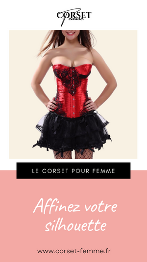 CORSET BUSTIER DENTELLE AVEC PORTE-JARRETELLES AMINA