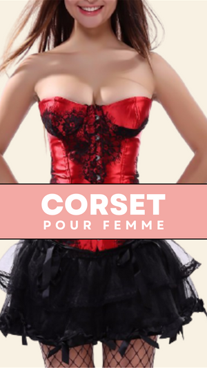 CORSET BUSTIER DENTELLE AVEC PORTE-JARRETELLES AMINA