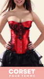 CORSET BUSTIER DENTELLE AVEC PORTE-JARRETELLES AMINA