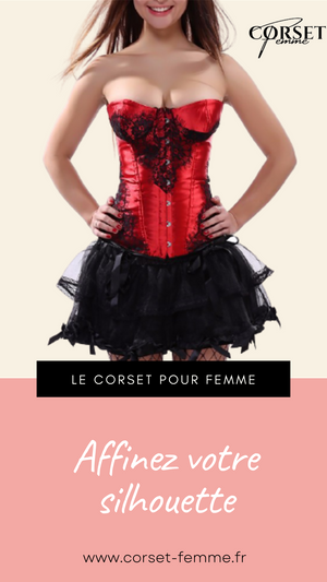 CORSET BUSTIER DENTELLE AVEC PORTE-JARRETELLES AMINA