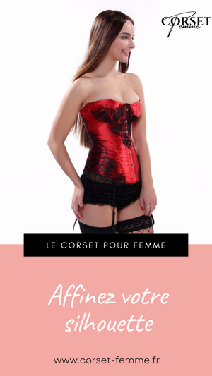 CORSET BUSTIER DENTELLE AVEC PORTE-JARRETELLES AMINA
