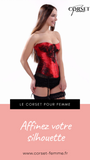 CORSET BUSTIER DENTELLE AVEC PORTE-JARRETELLES AMINA