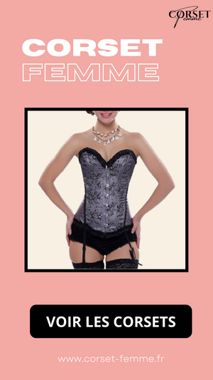 CORSET BUSTIER FLORAL AVEC PORTE-JARRETELLES ALISSON