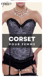 CORSET BUSTIER FLORAL AVEC PORTE-JARRETELLES ALISSON