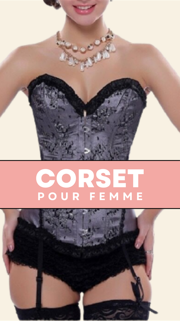 CORSET BUSTIER FLORAL AVEC PORTE-JARRETELLES ALISSON
