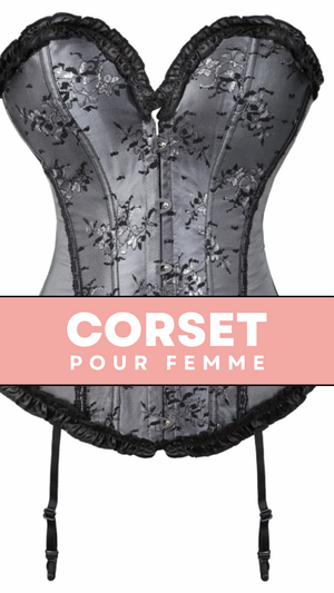 CORSET BUSTIER FLORAL AVEC PORTE-JARRETELLES ALISSON