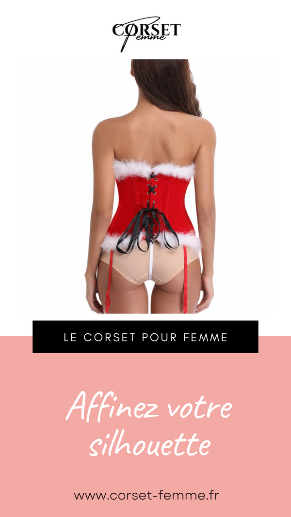CORSET BUSTIER NOËL AVEC PORTE-JARRETELLES JAYCEE