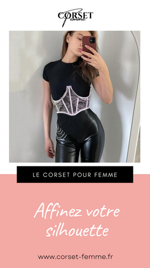 CEINTURE CORSET UNDERBUST BLANC À CHAINES MYLAH