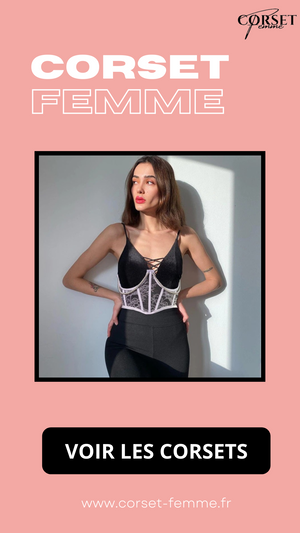 CEINTURE CORSET UNDERBUST BLANC À CHAINES MYLAH