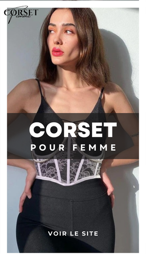 CEINTURE CORSET UNDERBUST BLANC À CHAINES MYLAH