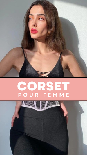 CEINTURE CORSET UNDERBUST BLANC À CHAINES MYLAH