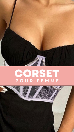 CEINTURE CORSET UNDERBUST BLANC À CHAINES MYLAH