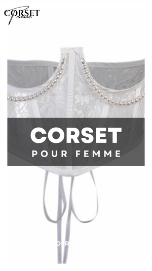 CEINTURE CORSET UNDERBUST BLANC À CHAINES MYLAH