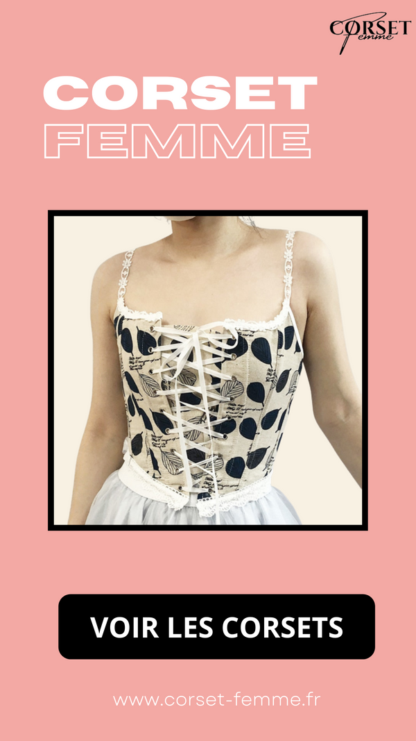 CORSET ANCIEN DE STYLE RENAISSANCE À LACETS