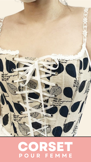 CORSET ANCIEN DE STYLE RENAISSANCE À LACETS