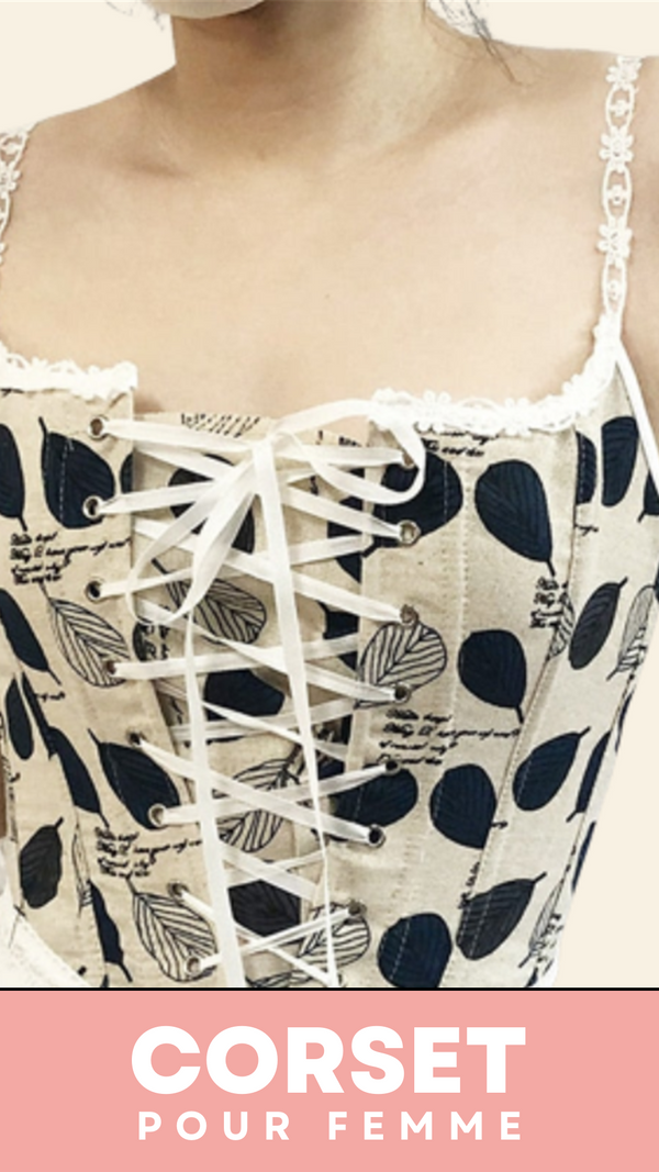 CORSET ANCIEN DE STYLE RENAISSANCE À LACETS