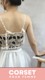 CORSET ANCIEN DE STYLE RENAISSANCE À LACETS