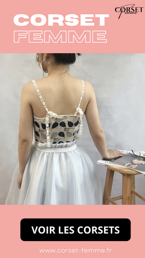 CORSET ANCIEN DE STYLE RENAISSANCE À LACETS