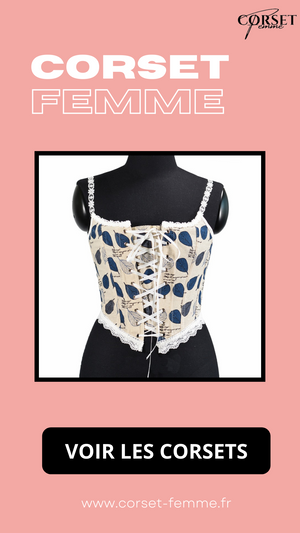CORSET ANCIEN DE STYLE RENAISSANCE À LACETS