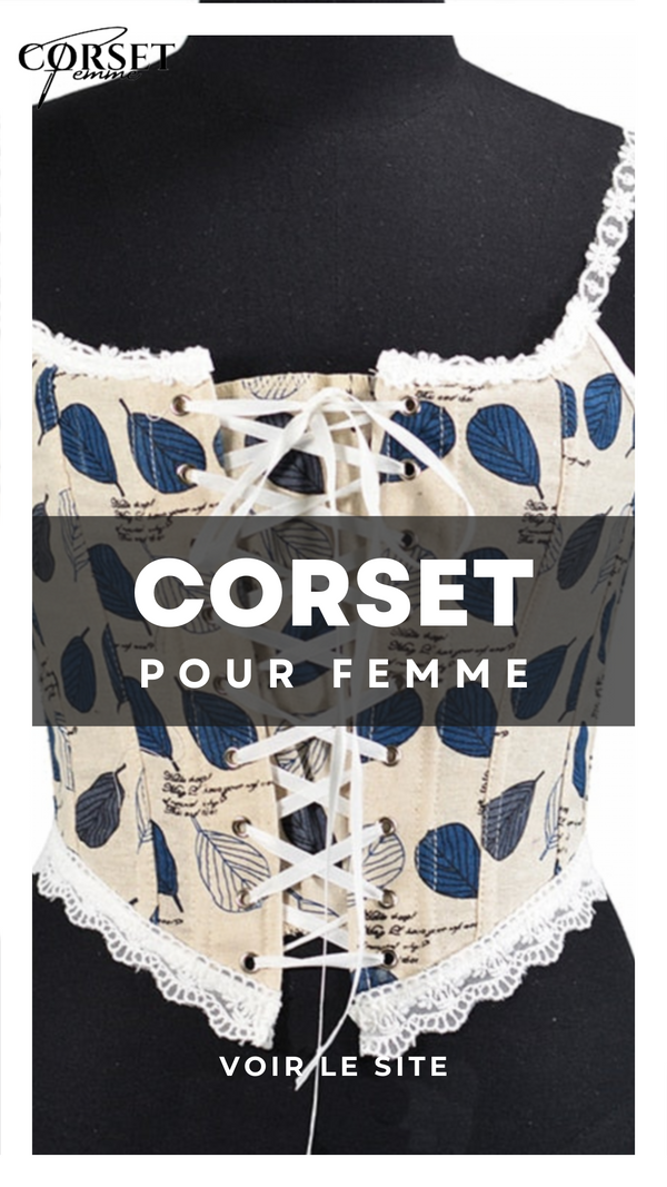 CORSET ANCIEN DE STYLE RENAISSANCE À LACETS
