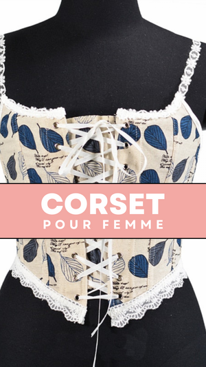 CORSET ANCIEN DE STYLE RENAISSANCE À LACETS
