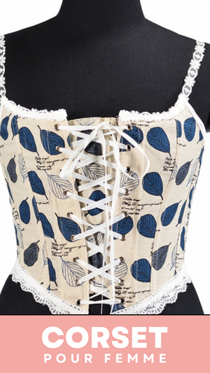 CORSET ANCIEN DE STYLE RENAISSANCE À LACETS