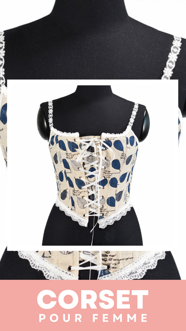 CORSET ANCIEN DE STYLE RENAISSANCE À LACETS