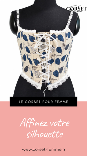 CORSET ANCIEN DE STYLE RENAISSANCE À LACETS