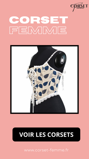 CORSET ANCIEN DE STYLE RENAISSANCE À LACETS
