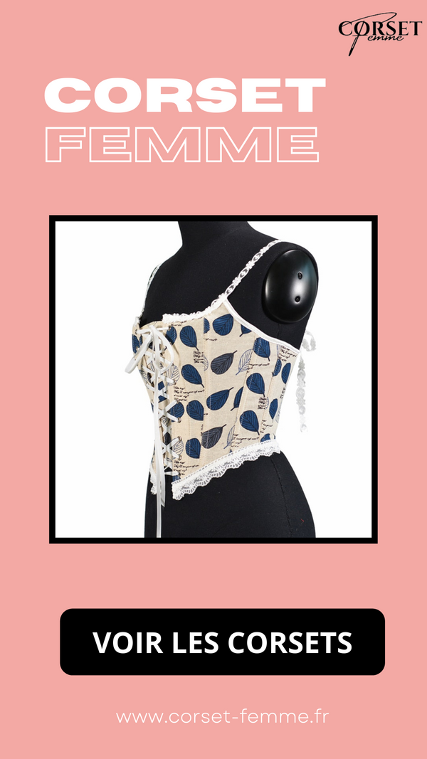 CORSET ANCIEN DE STYLE RENAISSANCE À LACETS