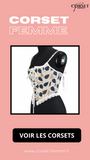 CORSET ANCIEN DE STYLE RENAISSANCE À LACETS