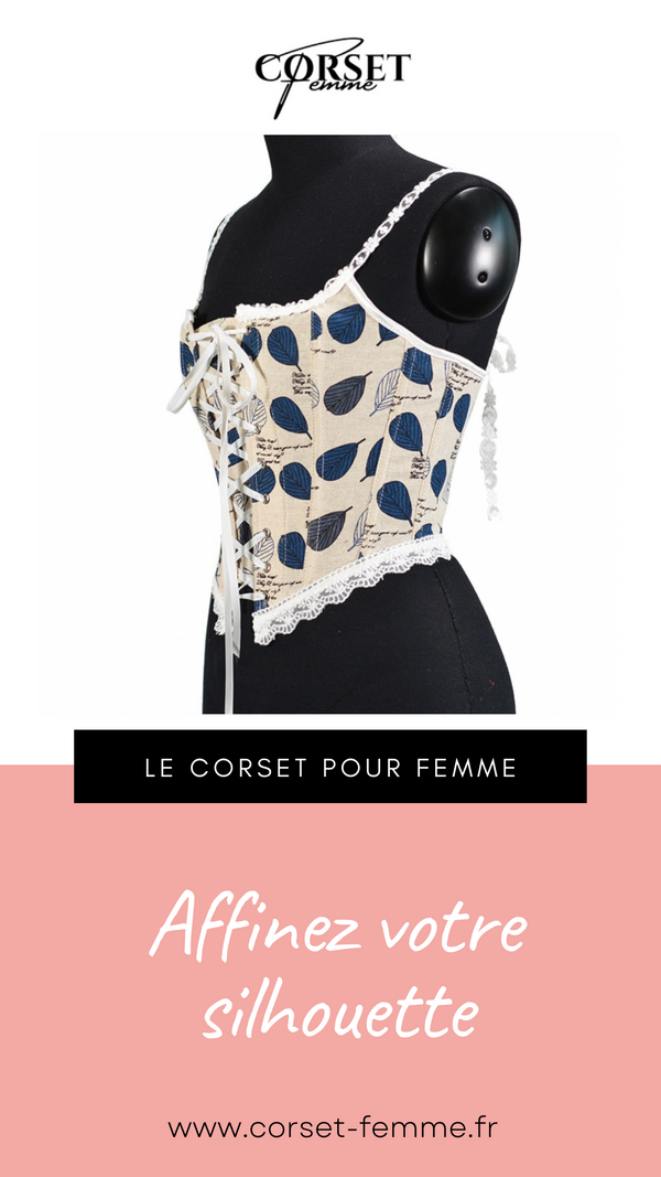 CORSET ANCIEN DE STYLE RENAISSANCE À LACETS