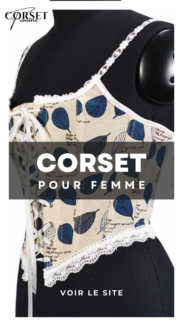 CORSET ANCIEN DE STYLE RENAISSANCE À LACETS