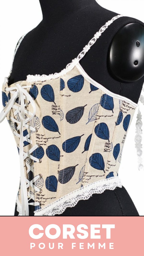 CORSET ANCIEN DE STYLE RENAISSANCE À LACETS