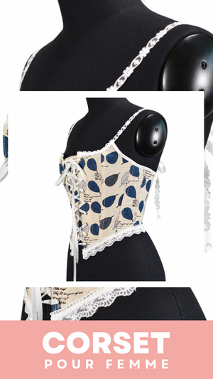 CORSET ANCIEN DE STYLE RENAISSANCE À LACETS