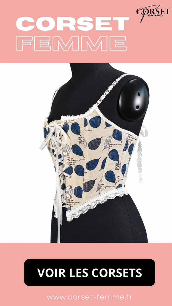 CORSET ANCIEN DE STYLE RENAISSANCE À LACETS