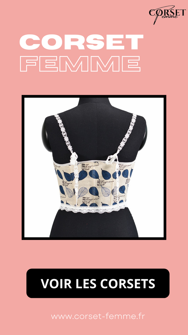CORSET ANCIEN DE STYLE RENAISSANCE À LACETS