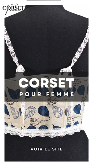 CORSET ANCIEN DE STYLE RENAISSANCE À LACETS