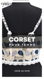 CORSET ANCIEN DE STYLE RENAISSANCE À LACETS