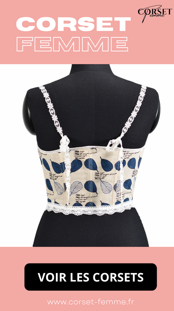 CORSET ANCIEN DE STYLE RENAISSANCE À LACETS