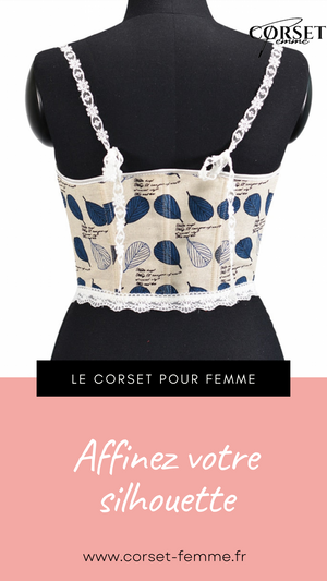 CORSET ANCIEN DE STYLE RENAISSANCE À LACETS