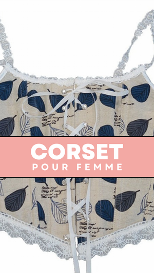 CORSET ANCIEN DE STYLE RENAISSANCE À LACETS
