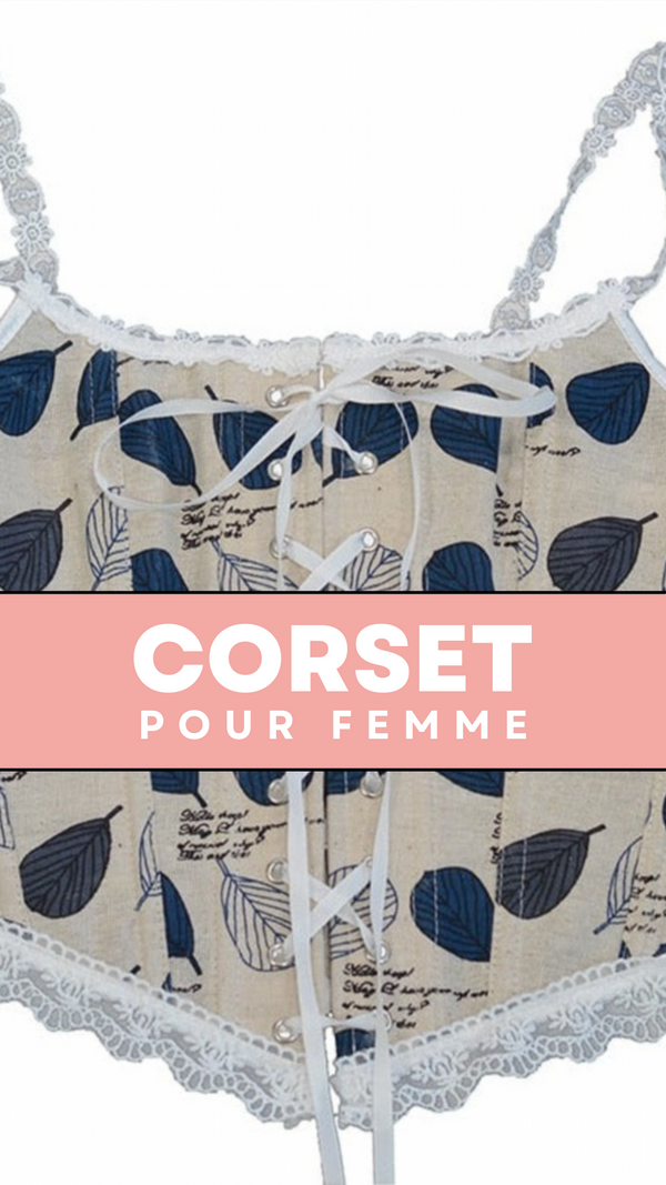 CORSET ANCIEN DE STYLE RENAISSANCE À LACETS